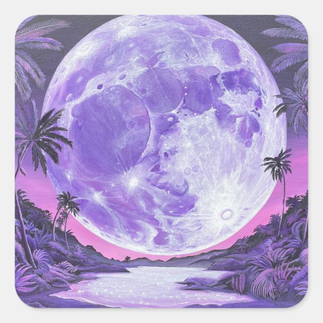 The Impossible Moon-Sticker Square Sticker (Front)