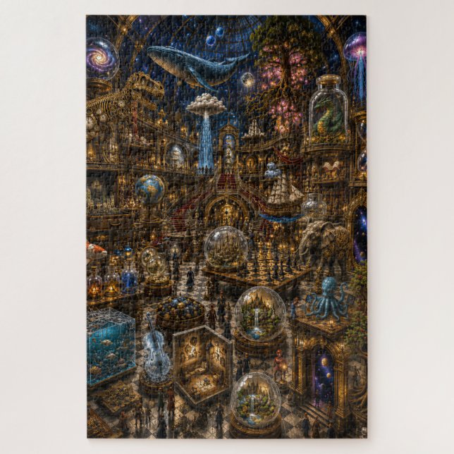 The Impossible Museum – Premium 1000 Piece Fantasy Jigsaw Puzzle (Vertical)