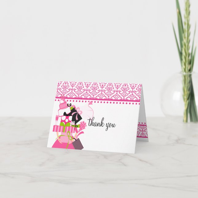 The Impossible Wedding Stack Thank You Note Card (Front)