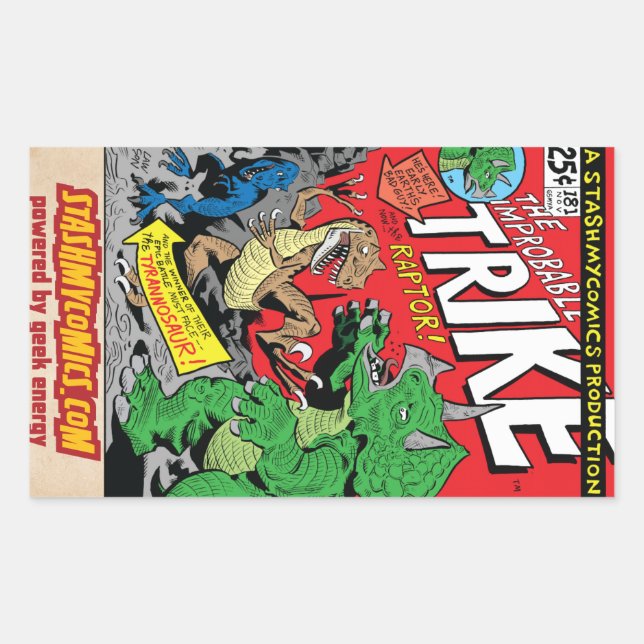 The Improbable Trike by Jim Lawson Stickers (Front)