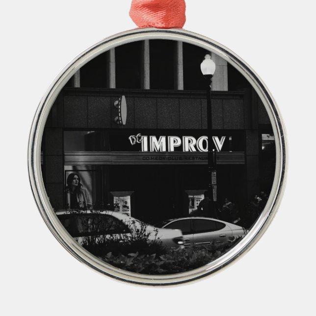 The Improv Metal Ornament (Front)
