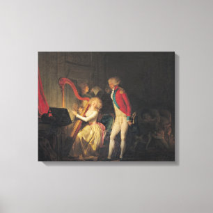 The Improvised Concert, or The Price of Canvas Print