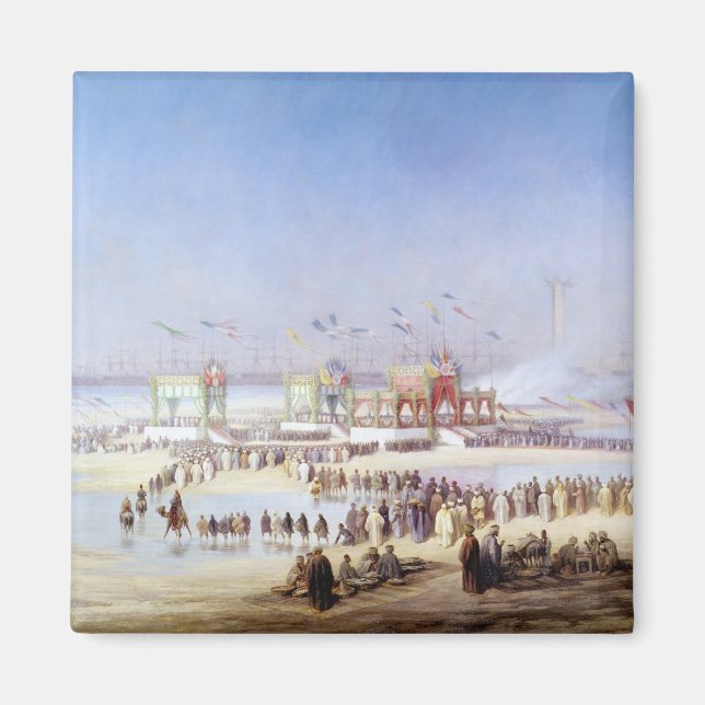 The Inauguration of the Suez Canal Magnet (Front)