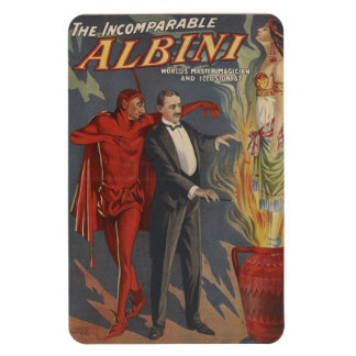 The Incomparable Albini Magician Magnet