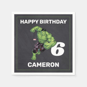 The Incredible Chalkboard Birthday Napkin