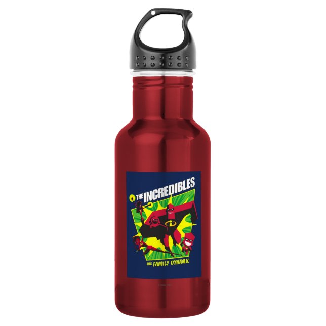 The Incredible Family Disney 532 Ml Water Bottle (Front)