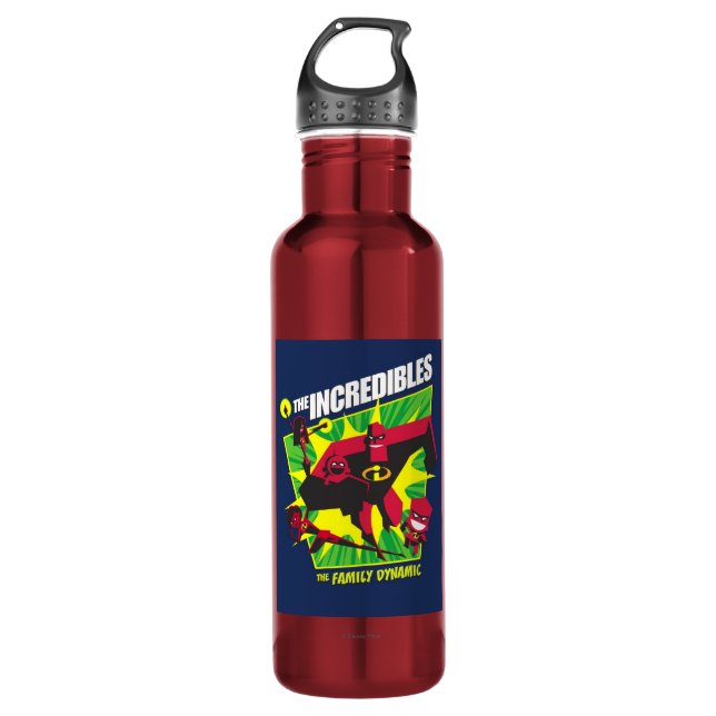 The Incredible Family Disney 710 Ml Water Bottle (Front)