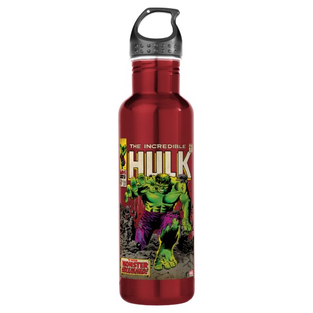 The Incredible Hulk Comic #105 710 Ml Water Bottle (Front)