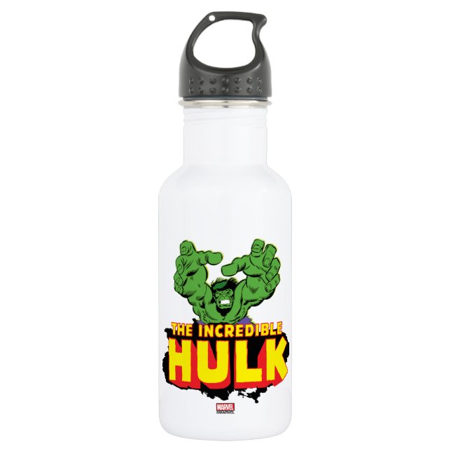 The Incredible Hulk Logo 532 Ml Water Bottle (Front)