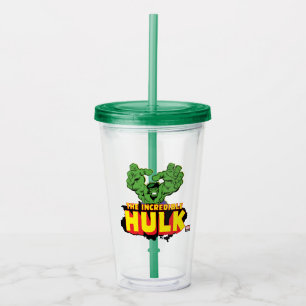 The Incredible Hulk Logo Acrylic Tumbler