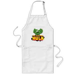 The Incredible Hulk Logo Long Apron