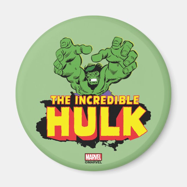 The Incredible Hulk Logo Magnet (Front)