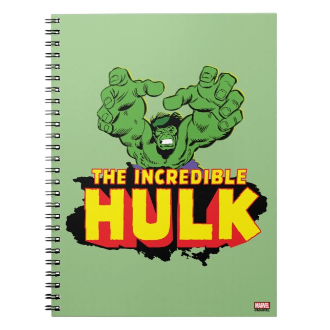The Incredible Hulk Logo Notebook (Front)