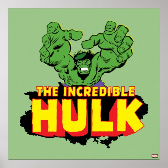 The Incredible Hulk Logo Poster (Front)