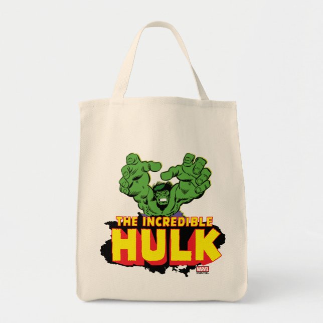 The Incredible Hulk Logo Tote Bag (Front)