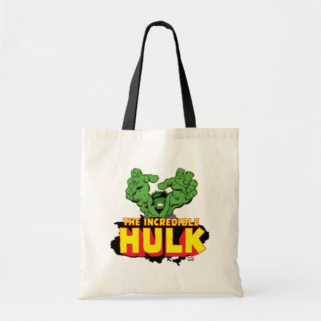 The Incredible Hulk Logo Tote Bag (Front)