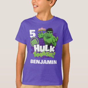 The Incredible Hulk Smash Birthday T-Shirt