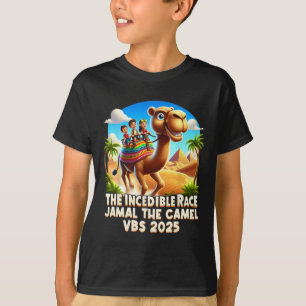 The Incredible Race Jamal The Camel Vbs 2025 Chris T-Shirt