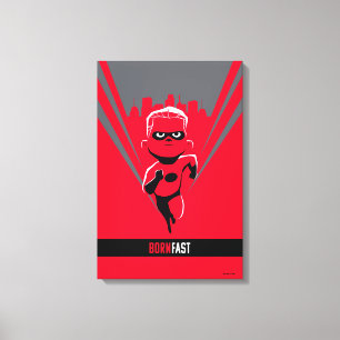 The Incredibles 2   Dash - Born Fast Canvas Print