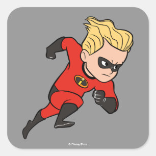 The Incredibles 2   Dash - Hero Work Square Sticker
