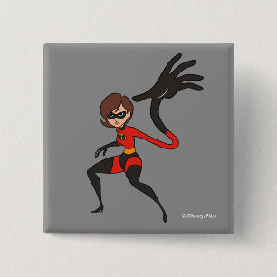 The Incredibles 2   Elastigirl - That's a Stretch Inch Square Button
