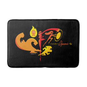 The Incredibles 2   Family Dynamic Bath Mat