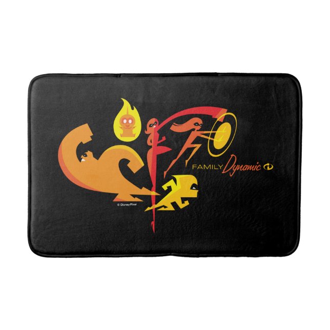 The Incredibles 2 | Family Dynamic Bath Mat (Front)
