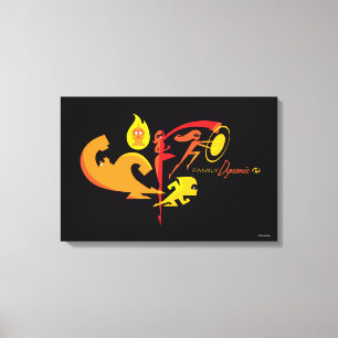 The Incredibles 2   Family Dynamic Canvas Print