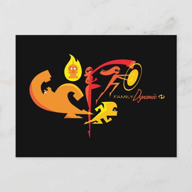 The Incredibles 2 | Family Dynamic Postcard (Front)