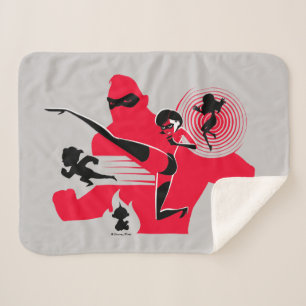 The Incredibles 2 Hero Work Sherpa Blanket