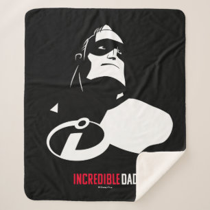 The Incredibles 2   Incredible Dad Sherpa Blanket