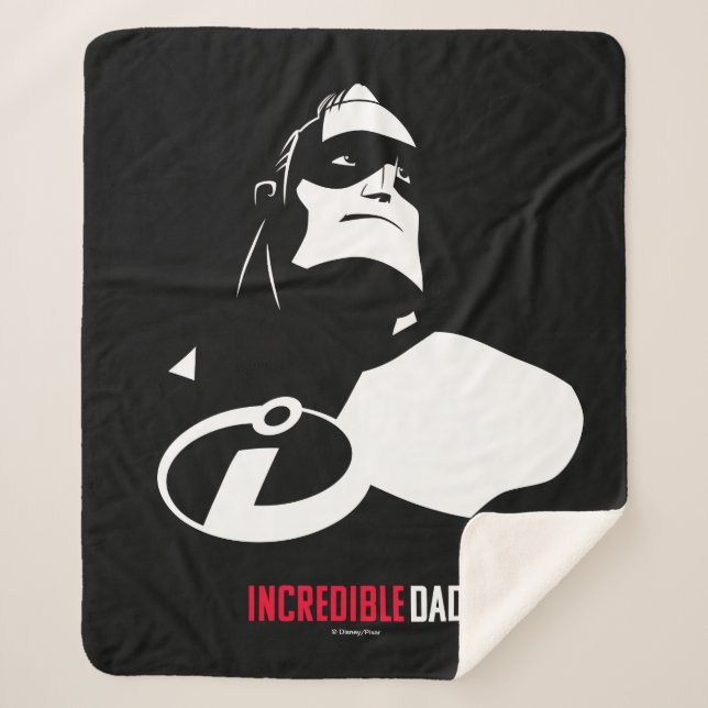 The Incredibles 2 | Incredible Dad Sherpa Blanket (Front)