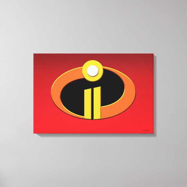 The Incredibles 2 | Logo Canvas Print (Front)