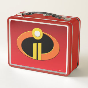 The Incredibles 2 Logo Metal Lunch Box