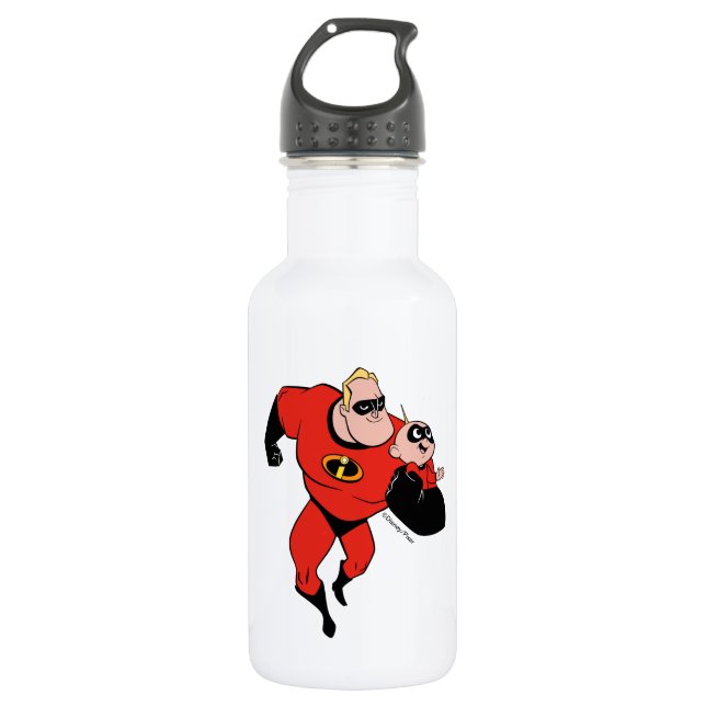 The Incredibles 2 | Mr. Incredible & Jack-Jack 532 Ml Water Bottle (Front)