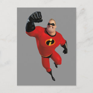 The Incredibles 2   Mr. Incredible - Trampoline Me Postcard