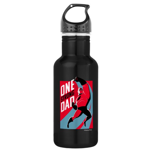 The Incredibles 2 | One Strong Dad 532 Ml Water Bottle (Front)