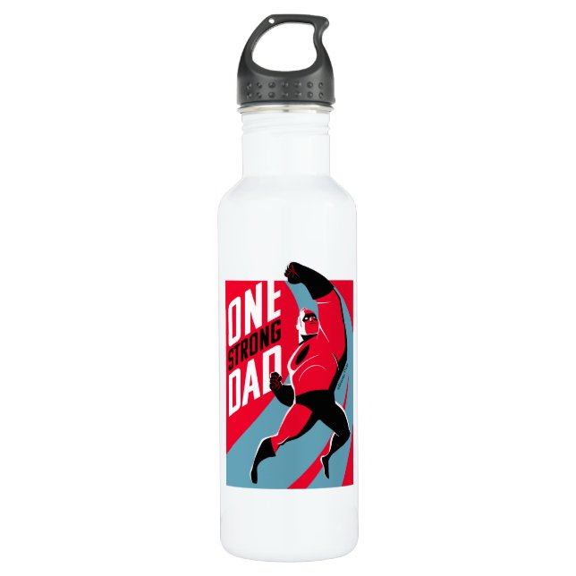 The Incredibles 2 | One Strong Dad 710 Ml Water Bottle (Front)