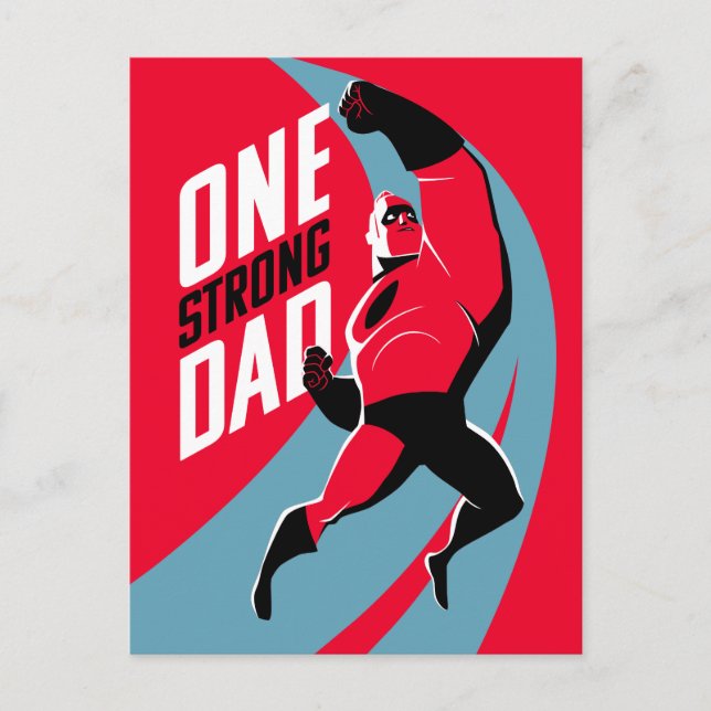 The Incredibles 2 | One Strong Dad Postcard (Front)