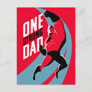 The Incredibles 2   One Strong Dad Postcard