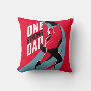 The Incredibles 2   One Strong Dad Throw Pillow
