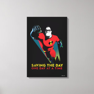The Incredibles 2   Saving the Day Canvas Print