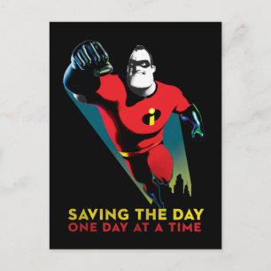 The Incredibles 2 Saving the Day Postcard