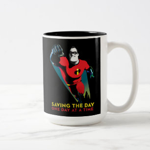The Incredibles 2   Saving the Day Two-Tone Coffee Mug