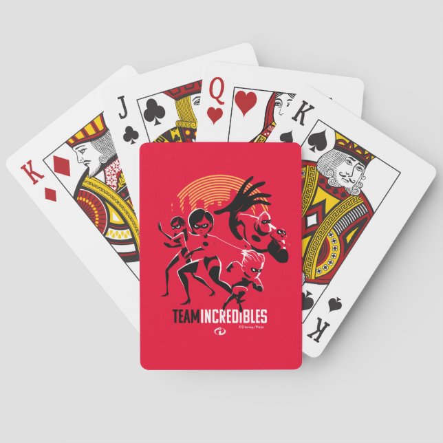 The Incredibles 2 | Team Incredibles Playing Cards (Back)