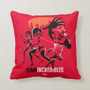 The Incredibles 2   Team Incredibles Throw Pillow