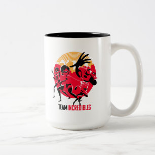 The Incredibles 2   Team Incredibles Two-Tone Coffee Mug
