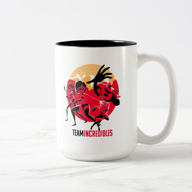 The Incredibles 2 | Team Incredibles Two-Tone Coffee Mug (Right)