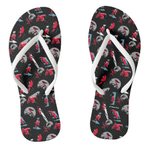 The Incredibles 2 The Incredibles Pattern Flip Flops