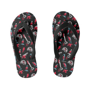 The Incredibles 2   The Incredibles Pattern Kid's Flip Flops